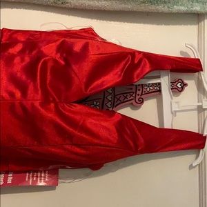 BEAUTIFUL MERMAID STYLE RED PARTY DRESS